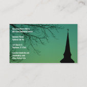 Christlicher Kirchesteeple-Minister Visitenkarte (Vorderseite)