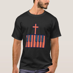 Christlicher Klavierspieler-Design Klavierlehrer K T-Shirt