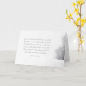 Christlicher Komfort - Gott wird dich nicht aufgeb Karte (Gelbe Blume)