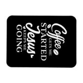 Christlicher Kostenvoranschlag Kaffee gibt mir B-S Magnet (Horizontal)