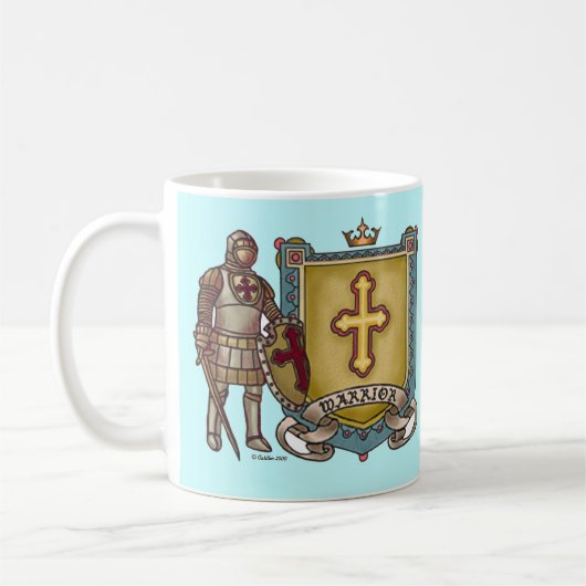 Christlicher Krieg für Gott Kaffeetasse (Links)