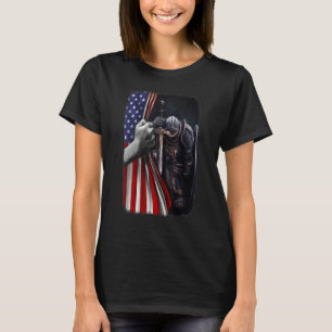 Christlicher Kriegsgott der Jesuitenflagge T-Shirt