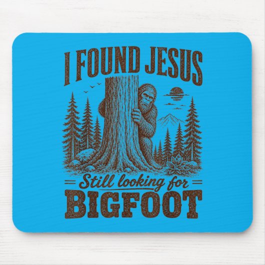 Christlicher Kryptid Ich fand Jesus, er sucht imme Mousepad (Vorne)
