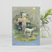 Christlicher LammStar Einladung (Stehend Vorderseite)