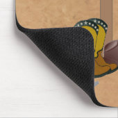 Christlicher Land-Western MOUSEPAD (Ecke)