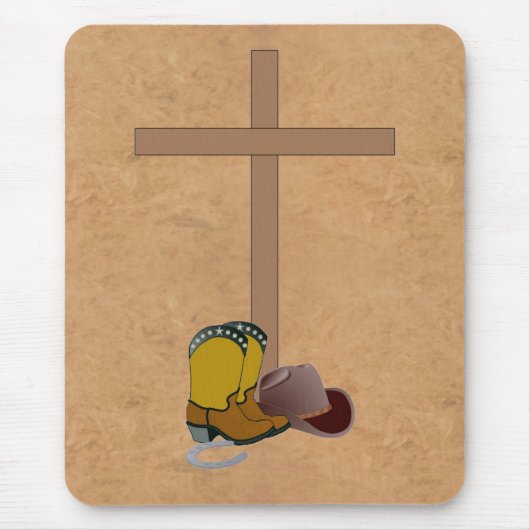 Christlicher Land-Western MOUSEPAD (Vorne)