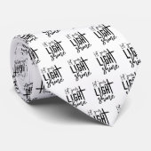 Christlicher Lass des hellen Rheintextes Krawatte (Gerollt)