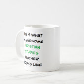 christlicher Lehrer, phantastisch Kaffeetasse (Vorderseite Links)