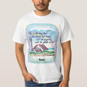 Christlicher Leuchtturm der Freude T-Shirt