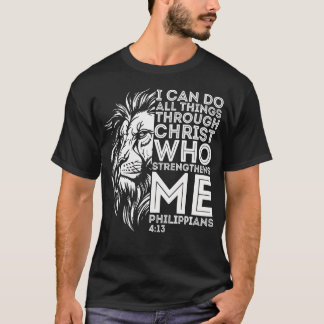 Christlicher Löwe 'Ich kann alle Dinge durch Chris T-Shirt