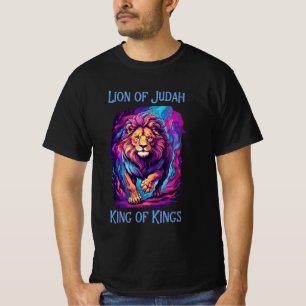 Christlicher Löwe von Juda Jesus Glaube Kunst T-Shirt