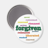Christlicher Magnet: Forgivien Magnet (Vorderseite/Rückseite)