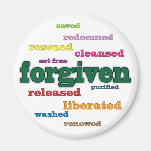Christlicher Magnet: Forgivien Magnet (Vorne)
