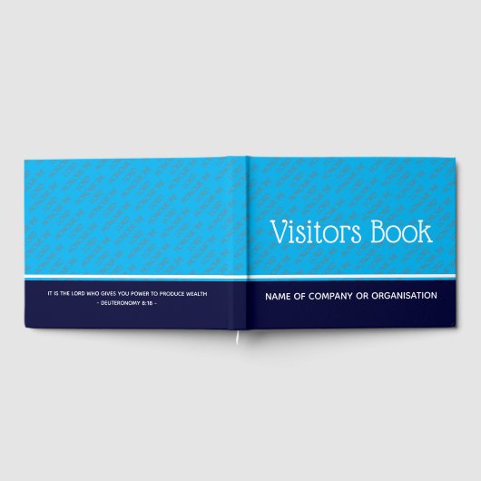 Christlicher, maßgeschneiderter HONOR DER HERRSCHE Gästebuch (Voll)