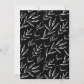 Christlicher Minimalistischer Eleganter klassische Einladung (Rückseite)