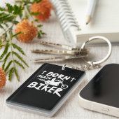 Christlicher Motorrad-Reiter-geborener wieder Schlüsselanhänger (Vorderseite rechts)