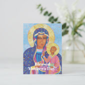 Christlicher Muttertag Gesegnete Mama Maria Postkarte (Stehend Vorderseite)