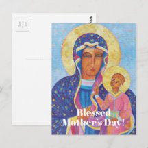 Christlicher Muttertag Gesegnete Mama Maria