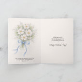Christlicher Muttertag Hartriegel Blumen Mary Karte (Innenseite)