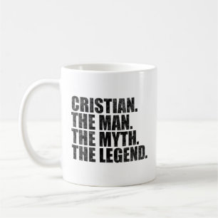 Christlicher Name, Cristian Der Mann Der Mythos Di Kaffeetasse