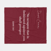 Christlicher Name der personalisierten Textfeld Fleecedecke (Vorderseite (Horizontal))