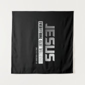 Christlicher Name JESUS Alles, was andere ersticke Wandteppich (Vorderseite (Horizontal))