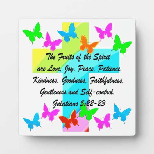 CHRISTLICHER OBST DES SPIRITS FOTOPLATTE (Vorderseite)