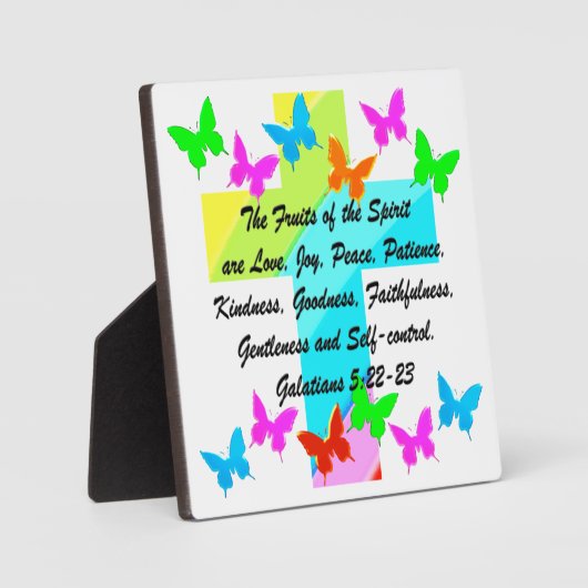 CHRISTLICHER OBST DES SPIRITS FOTOPLATTE (Vorderseite)