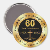 Christlicher oder 60. Kirchenjubiläum, Liebhaber Magnet (Vorderseite/Rückseite)