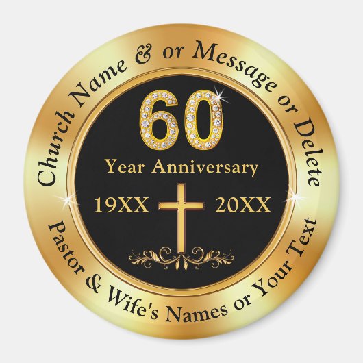 Christlicher oder 60. Kirchenjubiläum, Liebhaber Magnet (Vorne)