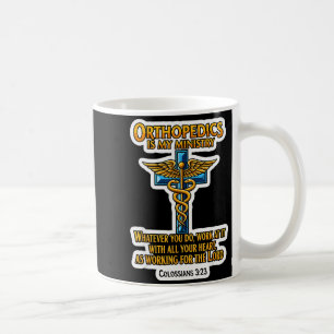 Christlicher Orthopäde Arzt Orthopädie ist mein Mi Kaffeetasse
