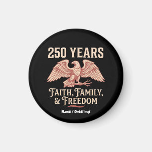 Christlicher Patriot 2026 Jubiläum Glaube Familie Magnet