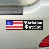 Christlicher Patriot Autoaufkleber (Auf Auto)