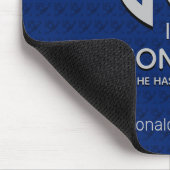 Christlicher Personalisierter GOTT IST IN KONTROLL Mousepad (Ecke)