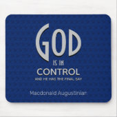 Christlicher Personalisierter GOTT IST IN KONTROLL Mousepad (Vorne)
