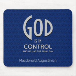 Christlicher Personalisierter GOTT IST IN KONTROLL Mousepad