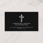 Christlicher Pfarrer der Kirche Zeitgenössisches K Visitenkarte (Vorderseite)