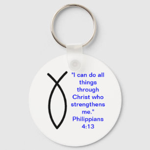 Christlicher Philippians-4:13 Schlüsselanhänger