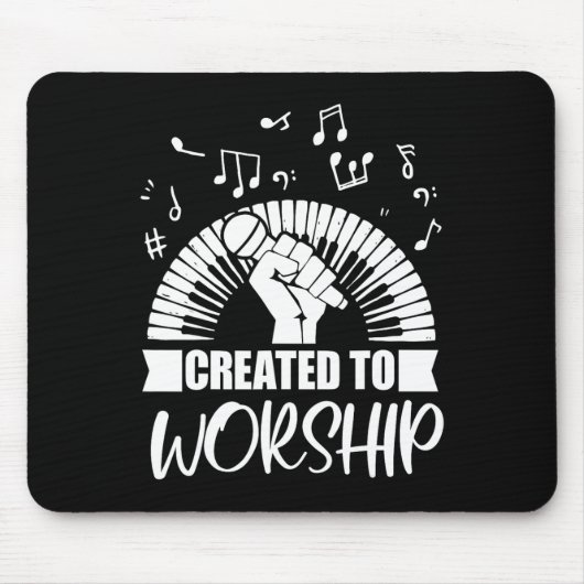 Christlicher Pianist, der Geschenke für Mousepad (Vorne)