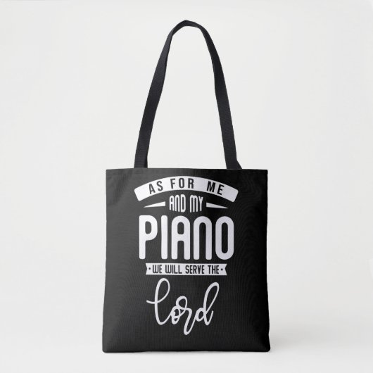 Christlicher Pianist Religiöse Musik Lord Piano Pl Tasche (Vorderseite)
