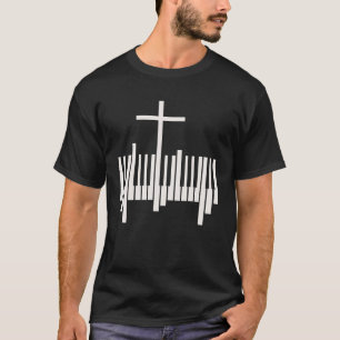 Christlicher Pianist Religiöse Musik Lord Piano T-Shirt