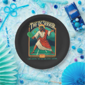 Christlicher Pickleball Jesus Pappteller (Party)