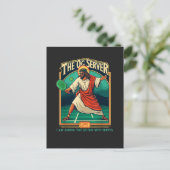 Christlicher Pickleball Jesus Postkarte (Stehend Vorderseite)