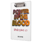 Christlicher Power in der Meldung zur Blutrettung Klemmbrett (Links)