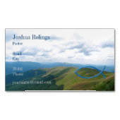 Christlicher Priester | Pastor-| Magnetische Visitenkarte (Vorderseite)