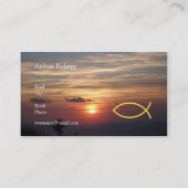 Christlicher Priester | Pastor-| Visitenkarte (Rückseite)