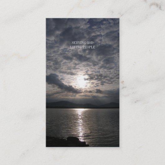 Christlicher Priester | Pastor-| Visitenkarte (Vorderseite)