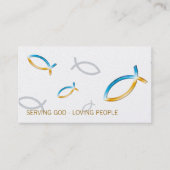 Christlicher Priester | Pastor-| Visitenkarte (Vorderseite)