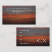 Christlicher Priester | Pastor-| Visitenkarte (Vorne/Hinten)