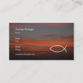 Christlicher Priester | Pastor-| Visitenkarte (Rückseite)